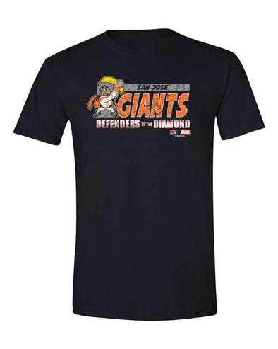 San Jose Giants Marvel's Defenders of the Diamond DOD T-Shirt - Adult