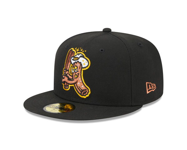 San Jose Giants COPA White-Burnt Orange-Black Fitted Hat