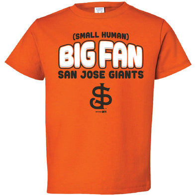 San Jose Giants Bimm Ridder Big Fan Toddler Tee - Orange