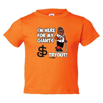 San Jose Giants Boys Orange Tryout T-Shirt