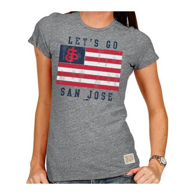 San Jose Giants Retro Brand Women's Flag Tee
